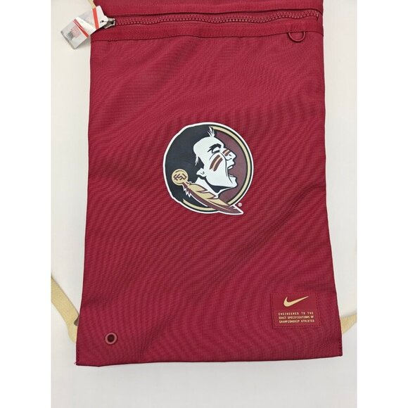 NIKE Florida State Seminoles Utility Gym Sack travel packable foldable bag - Picture 4 of 7